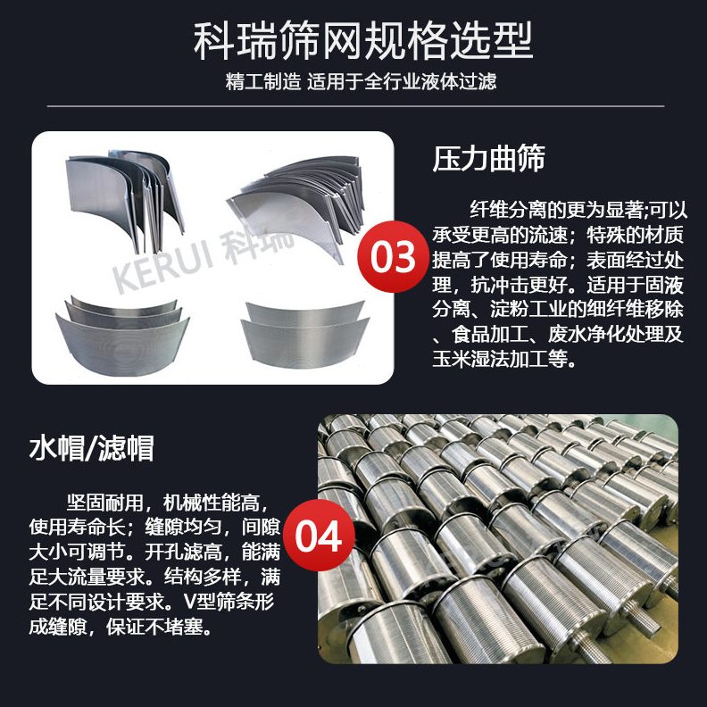 直销不锈钢楔形筛网V型绕丝筛管梯形丝筛筒自清洗过滤器正反卷滤