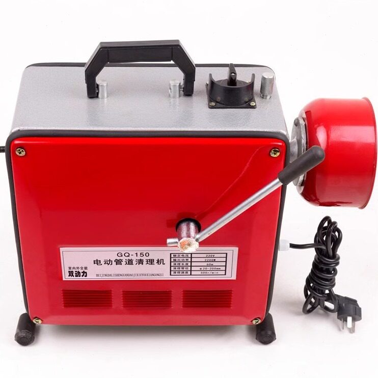直销专业通下水道疏通神器电动下水管道疏通机马桶厕所专用工具家