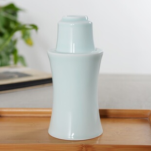 青瓷暖酒器套装 陶瓷温酒壶酒杯三两半斤烫酒具促销礼品
