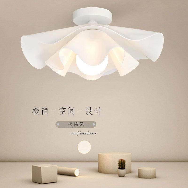 极简北欧过道玄关灯走廊进门门厅餐厅阳台灯日式百褶吸顶灯入户灯,家装灯饰光源,厨卫/阳台/玄关/过道吸顶灯,淘宝优惠券,粉丝福利购,淘宝优惠卷
