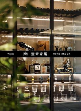 样板房展厅酒柜假威士忌清酒和洋酒装饰模拟红酒空瓶摄影工作室道