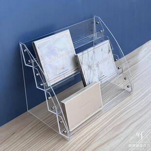 亚克力眼影口红倾斜可定制多功能收纳架商用柜内唇膏唇釉展示架