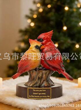 跨境新品Red Bishop Statue红衣主教树脂雕像桌面装饰品礼品摆件