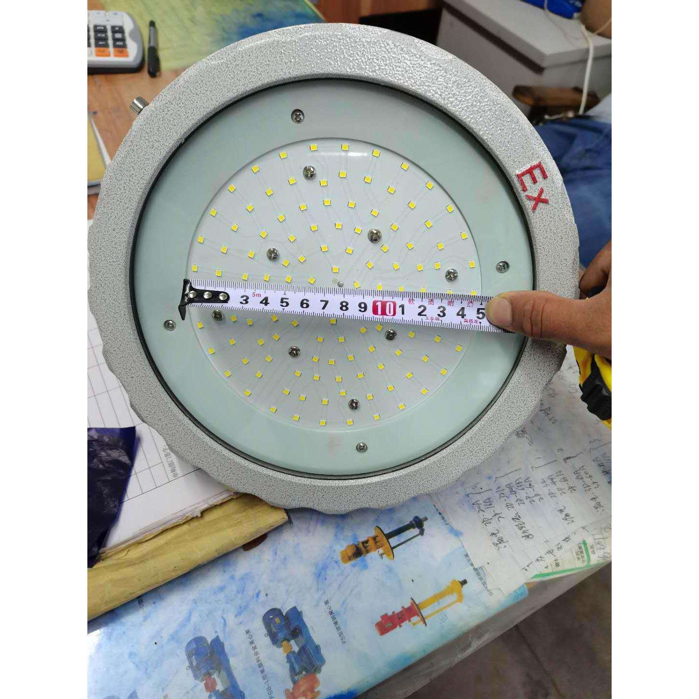 led防爆灯泛光灯仓库厂房灯50w100w加油站投光灯化工厂车间照明灯