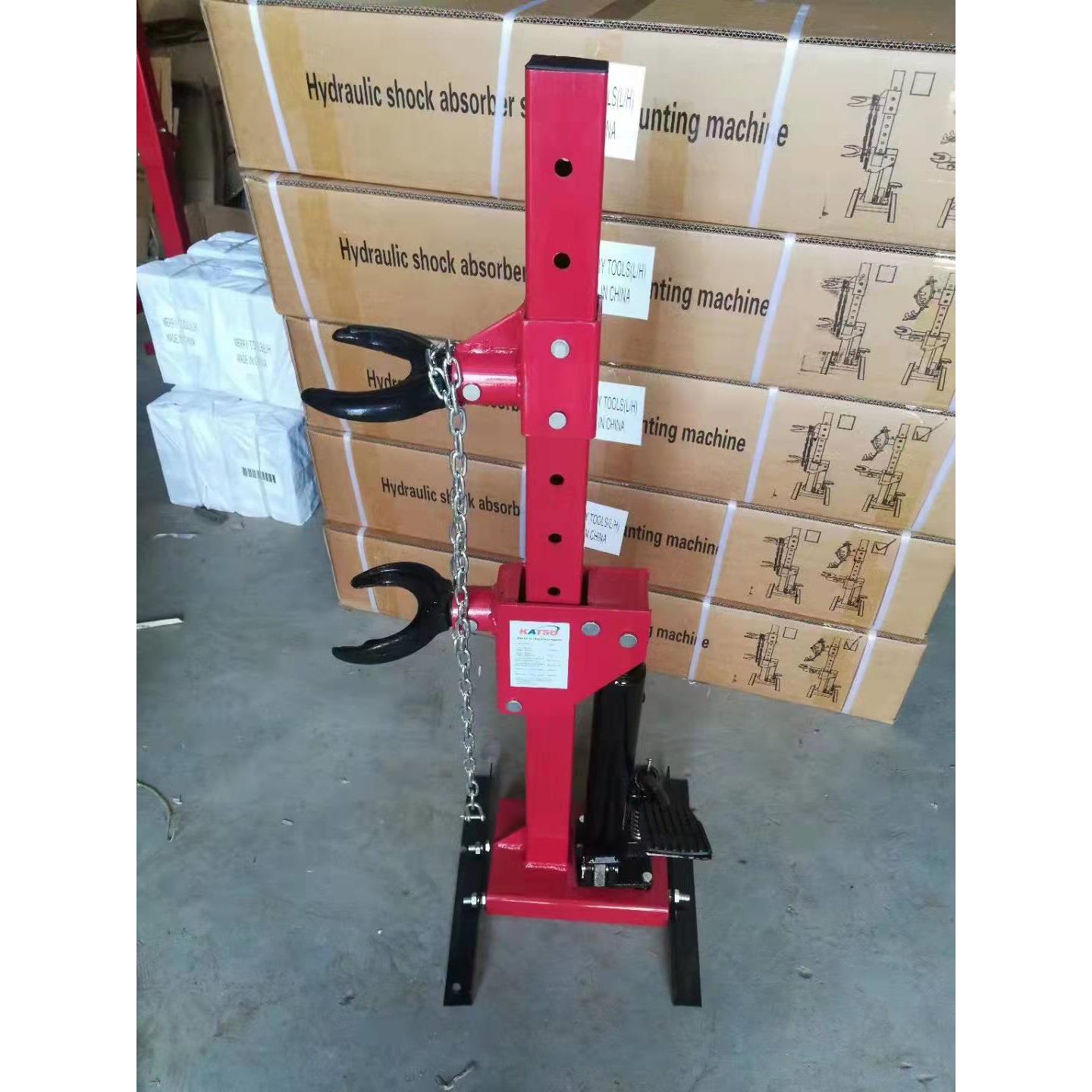 汽车减震器弹簧拆装工具避震压缩机液压手动压缩器两爪卷型减震器