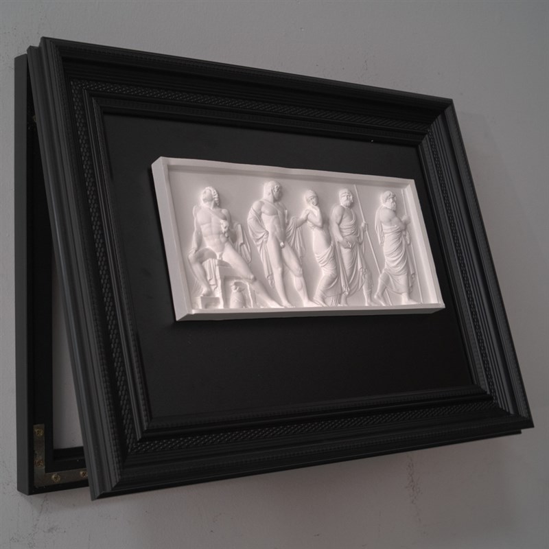 浮雕电表箱装饰画石膏水泥立体雕塑装饰挂K画相框多媒体配电箱遮