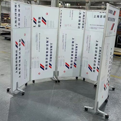 工厂车间防火隔断移动折叠推拉活动屏H风隔墙仓库固定高隔断板定