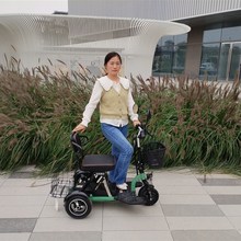 电动三轮车小型家用折y叠三轮车单人轻便锂电代步车