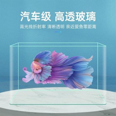 超大塑料鱼缸透明仿玻璃长方形塑料鱼缸亚克力鱼缸一体成型生态缸