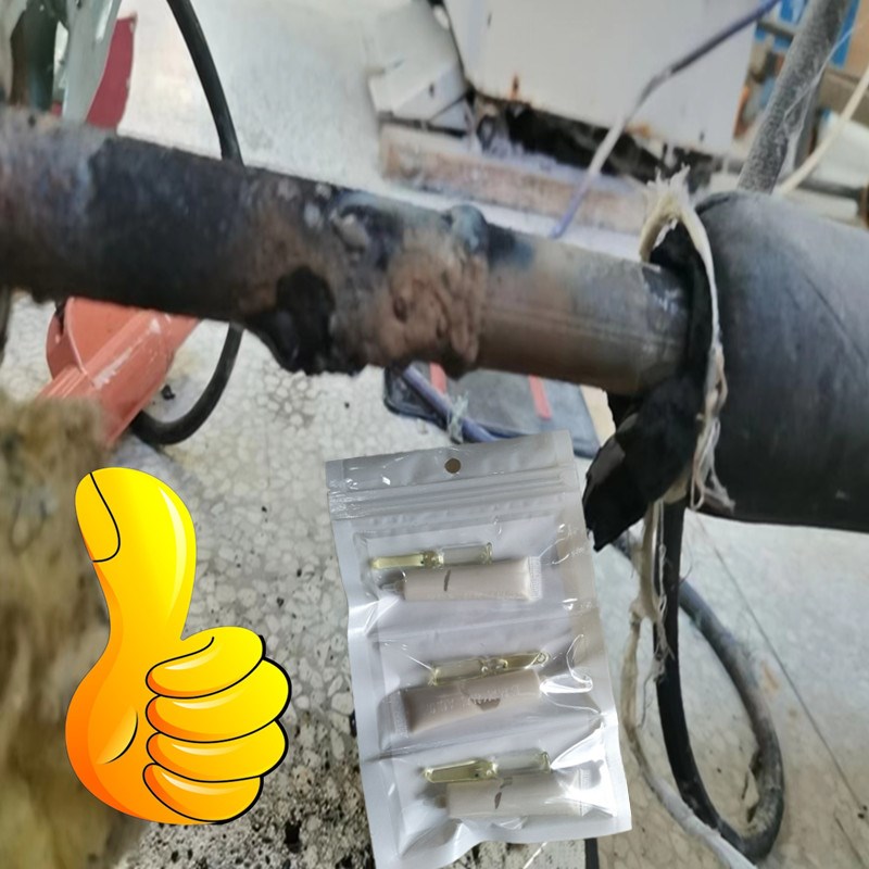 锅炉蒸汽管漏水修补n胶高压铁管漏气补漏胶耐高温220度防水补洞胶