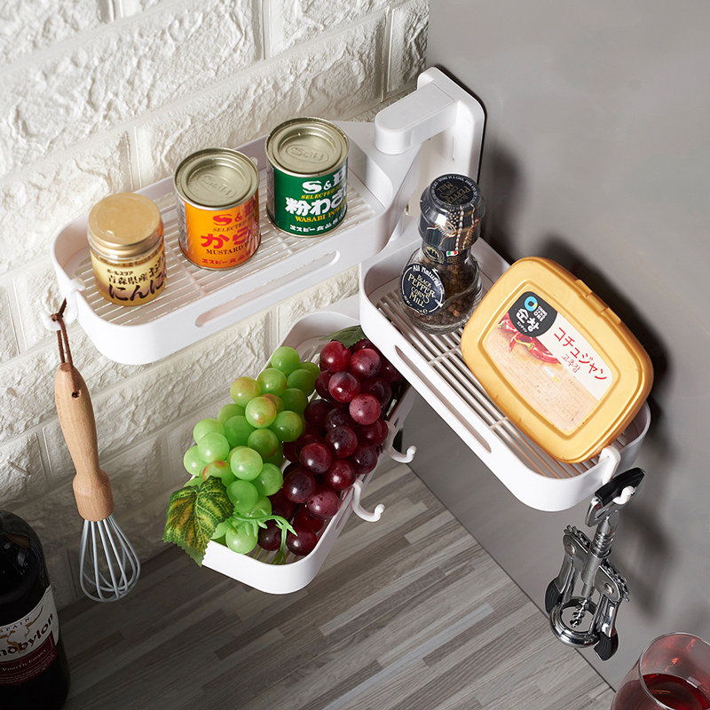 免打孔旋转置物架卫生间浴室吹风机架洗手间洗漱台厨房厕所收纳架,家庭/个人清洁工具,浴室角架/置物架,淘宝优惠券,粉丝福利购,淘宝优惠卷