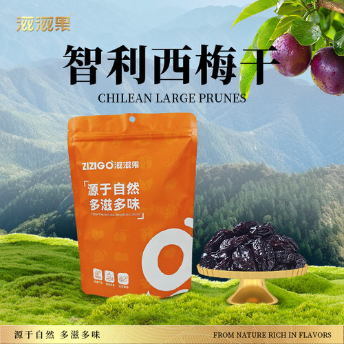 滋滋果有核智利西梅干200g