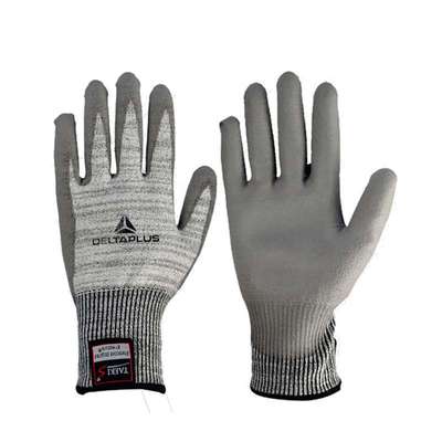代尔塔 202011 涂层挂胶防切割防护手套 灵活透气型防撕裂手套