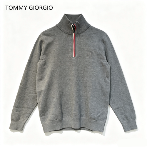 【花花推荐】【TommyGiorgio】立领毛衣针织衫男式百搭6750