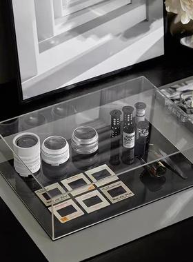 现代样板房书房软装饰品衣帽间单反相机镜头模型售楼部玻璃罩摆件