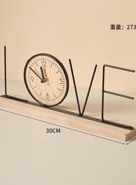 手工创意电视柜装饰摆件家居客厅卧室玄关酒柜办公室桌面时钟摆设