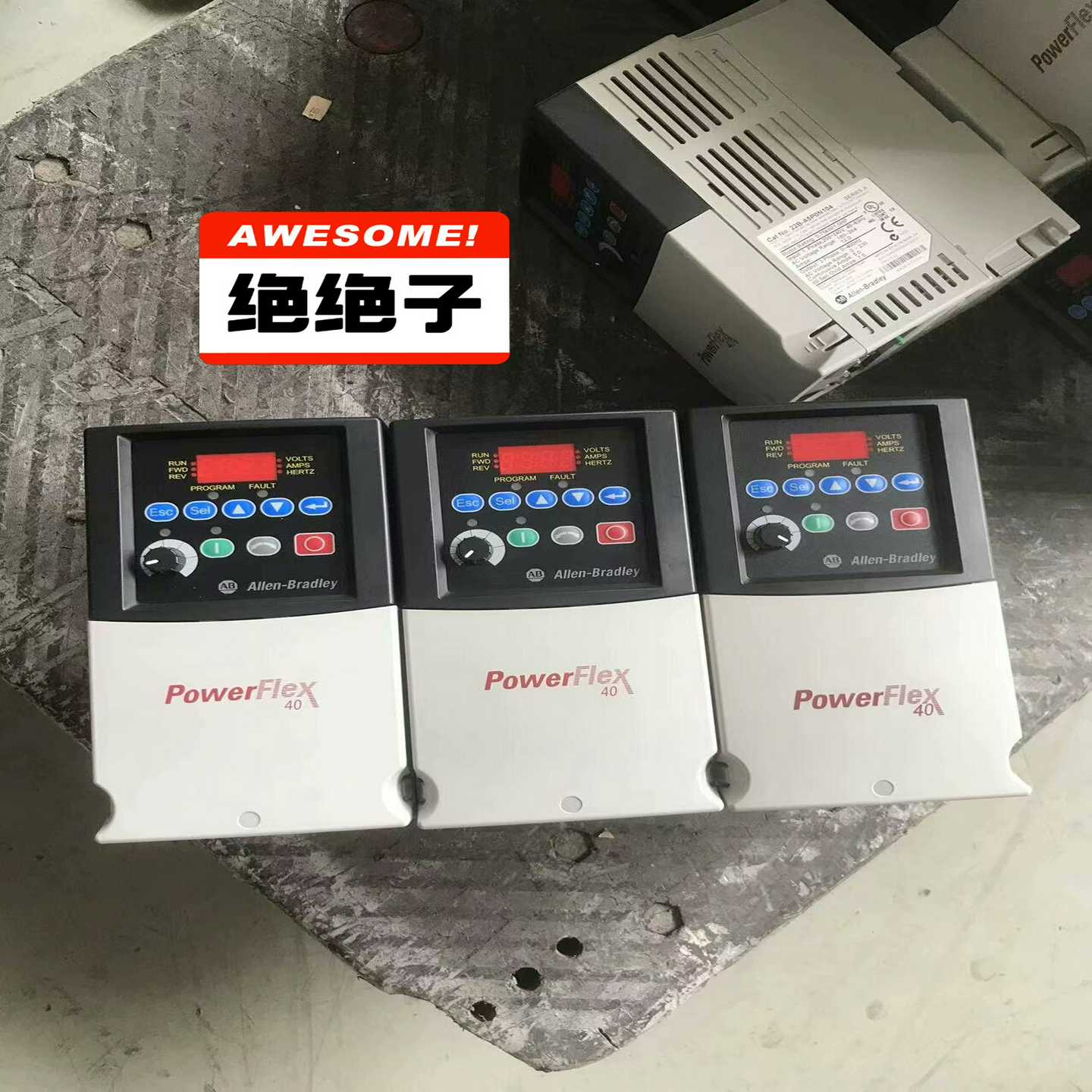 #变频器9成新AB罗克韦尔变频器22B-A5P0N104询价