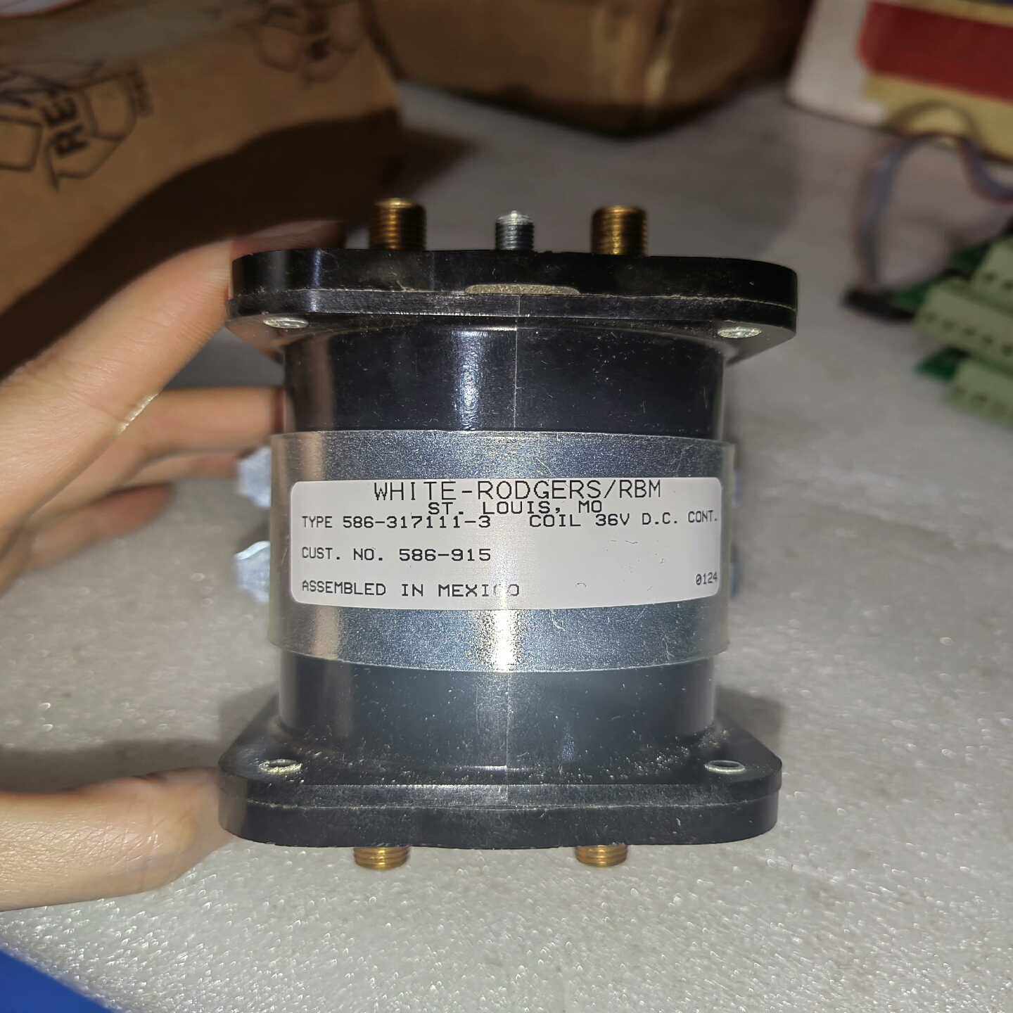 康明斯发动机启动继电器WHITE-RODGERS/RBM询价