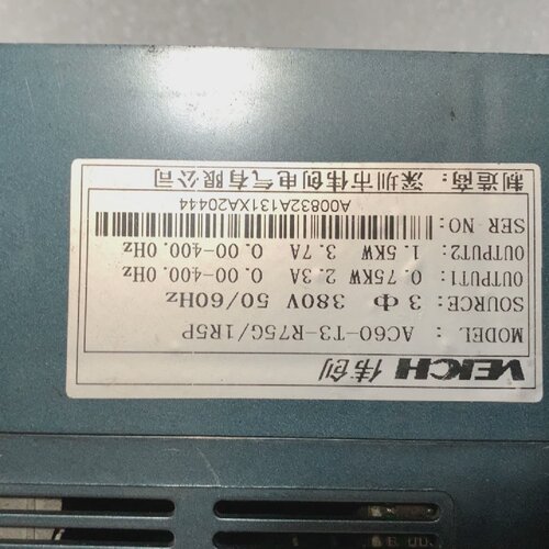 询价-AC60T3R75G1R5P  0.75KW