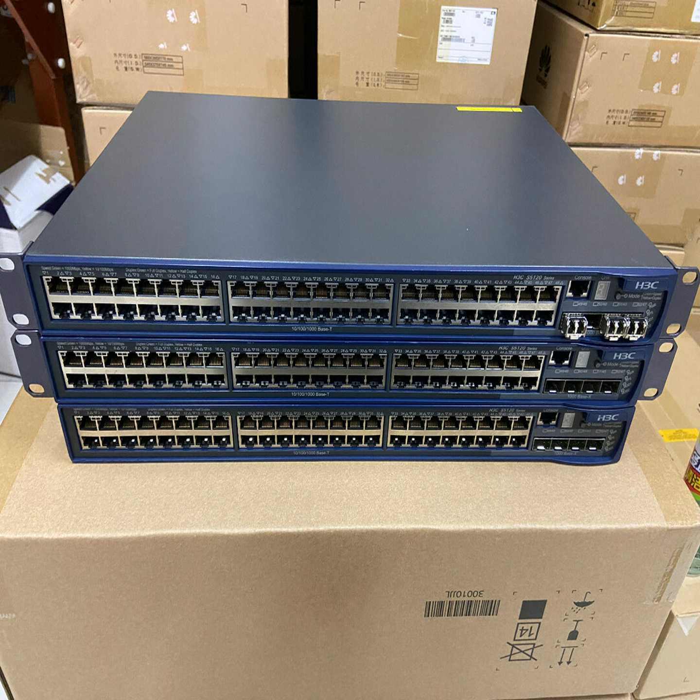 询价H3CS5500-52C-EI三层交换机，现货30台，4