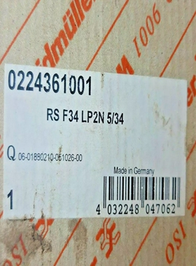 WEIDMULLERRSF34LP2N5/34INTERFACEBOARD34POLE0224361