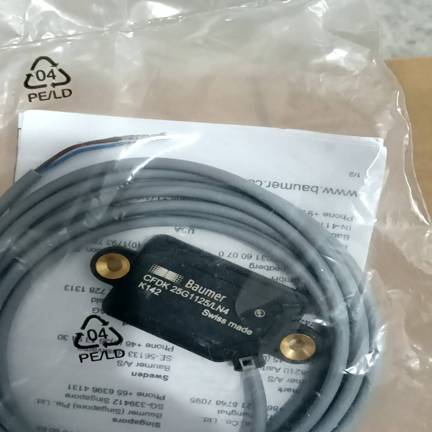 堡盟Baumer CFDK25G1125/LN4   数~询价