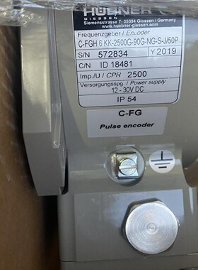 霍伯纳吉森HUBNER-GIESSEN编码器FGH8EEK2800G-90Gb-NG-S-J/50P