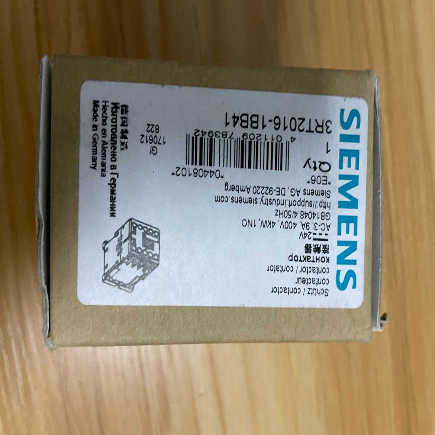 接触器，3RT2016-1BB41，原厂包装，询价