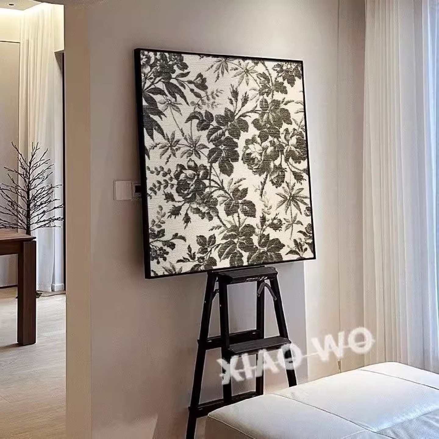 植物花卉美式复古怀旧艺术酒店餐厅装饰画客厅卧室床头挂画玄关图片