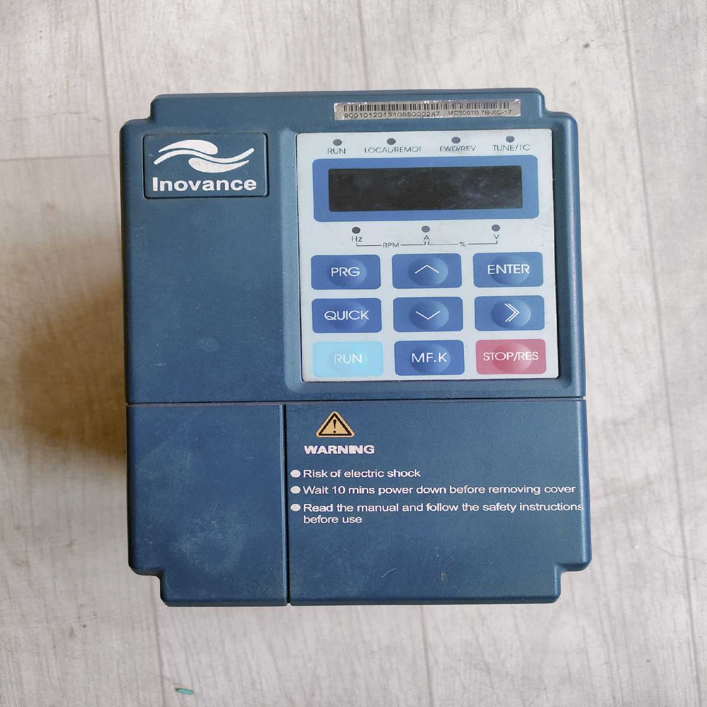 MD300T0.7B-XC-17 汇川变频器 380V 0.~询价