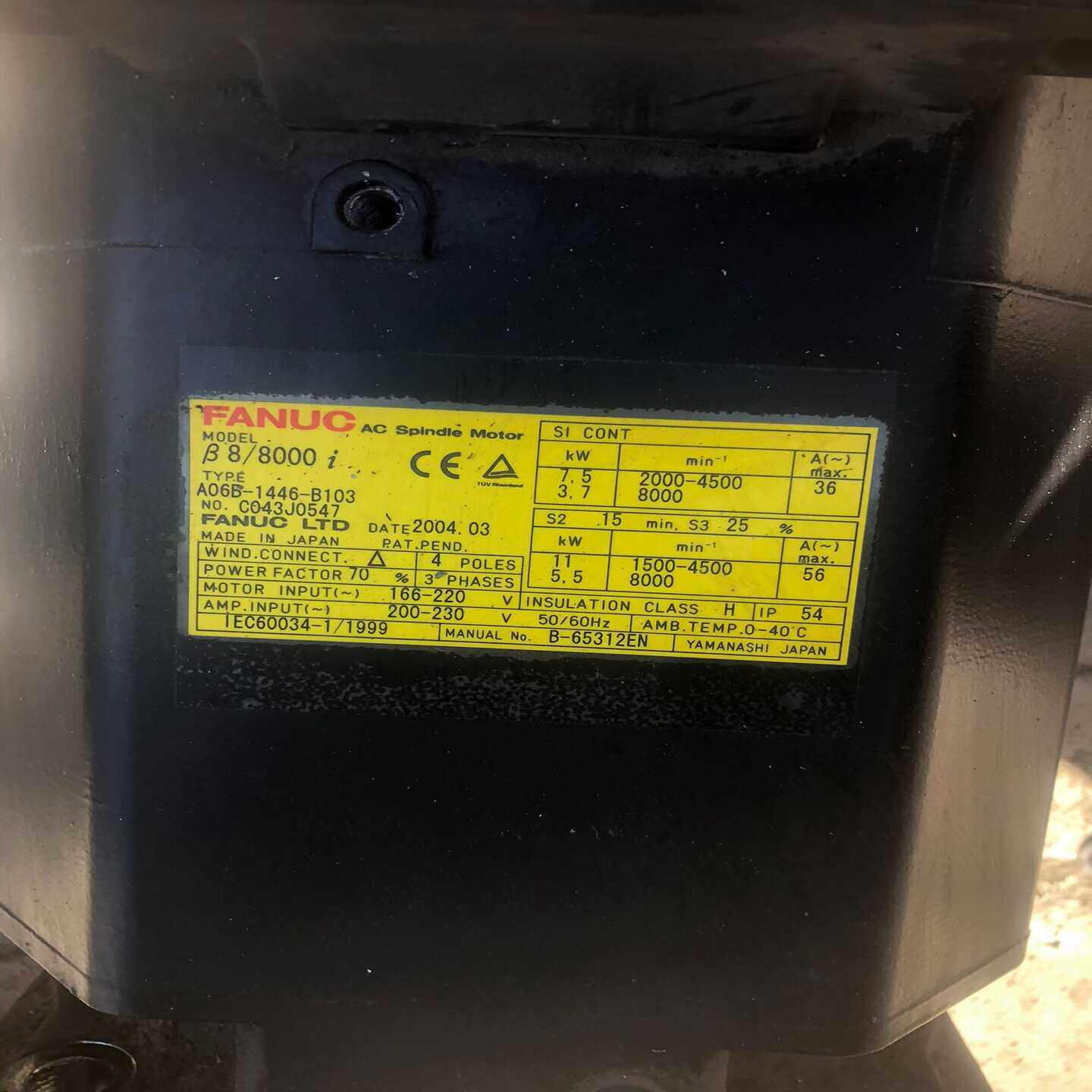 FANUC主轴电机A06B－1446－B103成色如图包询价,3C数码配件,其它配件,淘宝优惠券,粉丝福利购,淘宝优惠卷