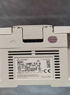 三菱PLCFX3U-48MT/ES-A，实物拍摄，成色如图--议价商品