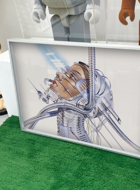 潮流空山基机械姬挂画现代艺术家创意版画客厅书房工作室装饰画