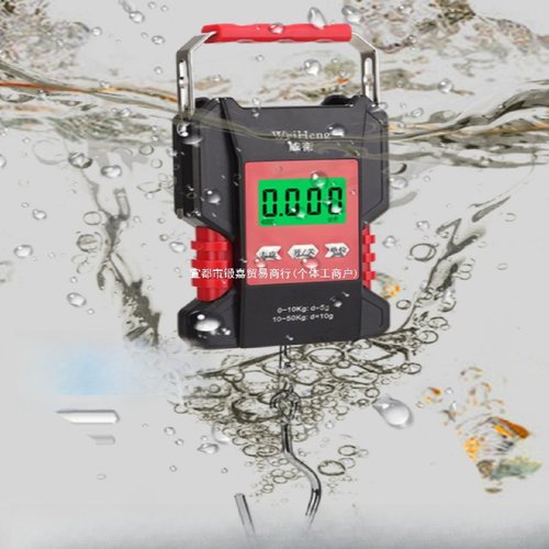 充电手提电子秤防水高精度家用50公斤便携式快递称小秤弹簧秤