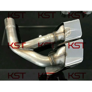 四出排气尾喉不锈钢 适用于奥迪Q7四出尾嘴16 18款 Q7改装 SQ7款