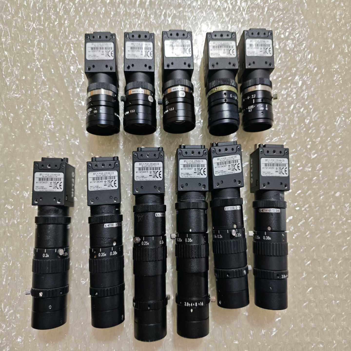 询价灰点BFLY-PGE-20E4M-CS，MORITEX微距镜