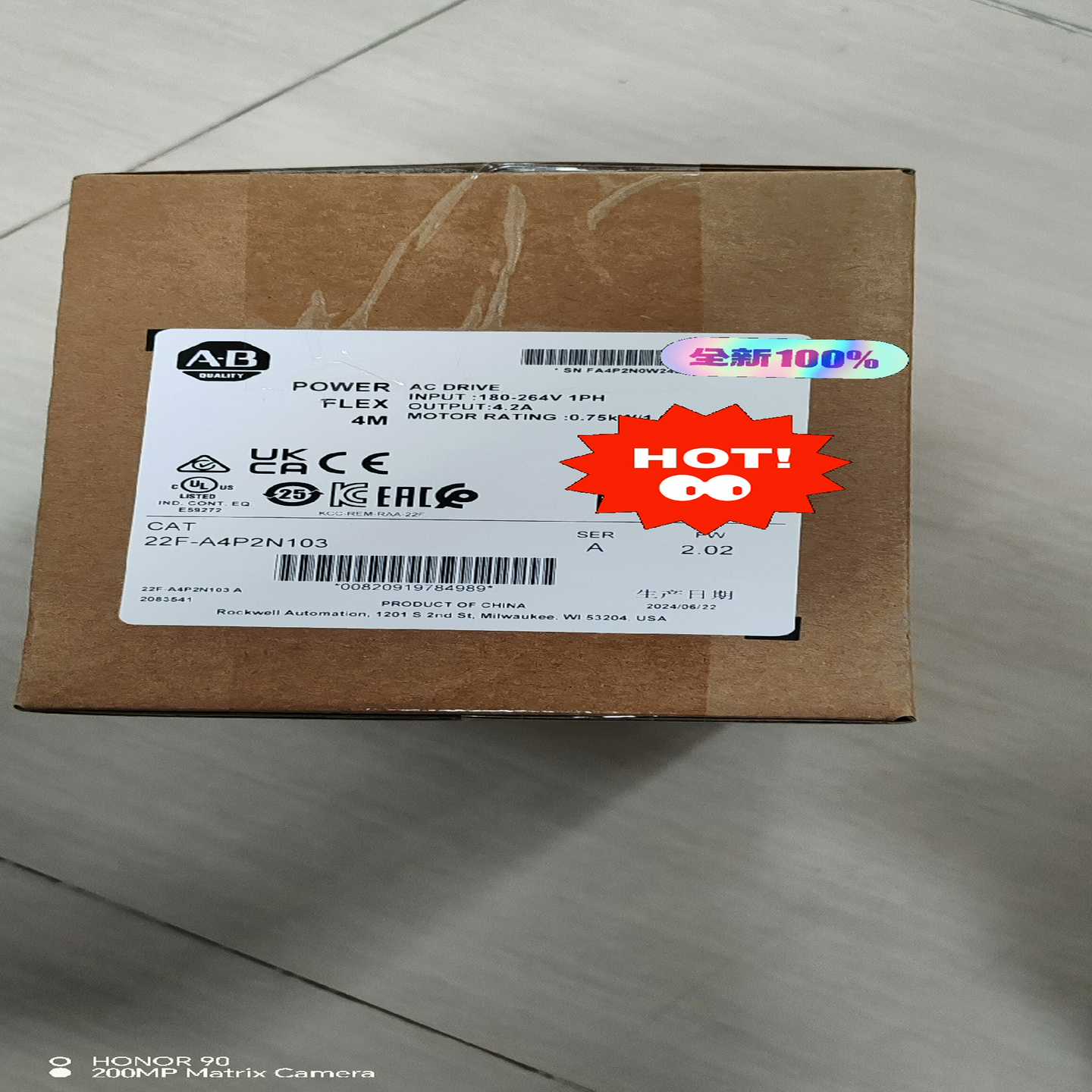 22F-A4P2N103罗克韦尔AB变频器现询价