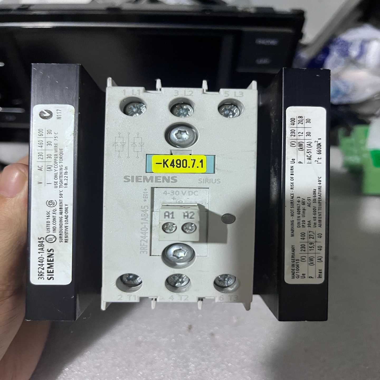 3RF2440-1AB45西门子半导体接触器,成色实拍,功能-询价客服