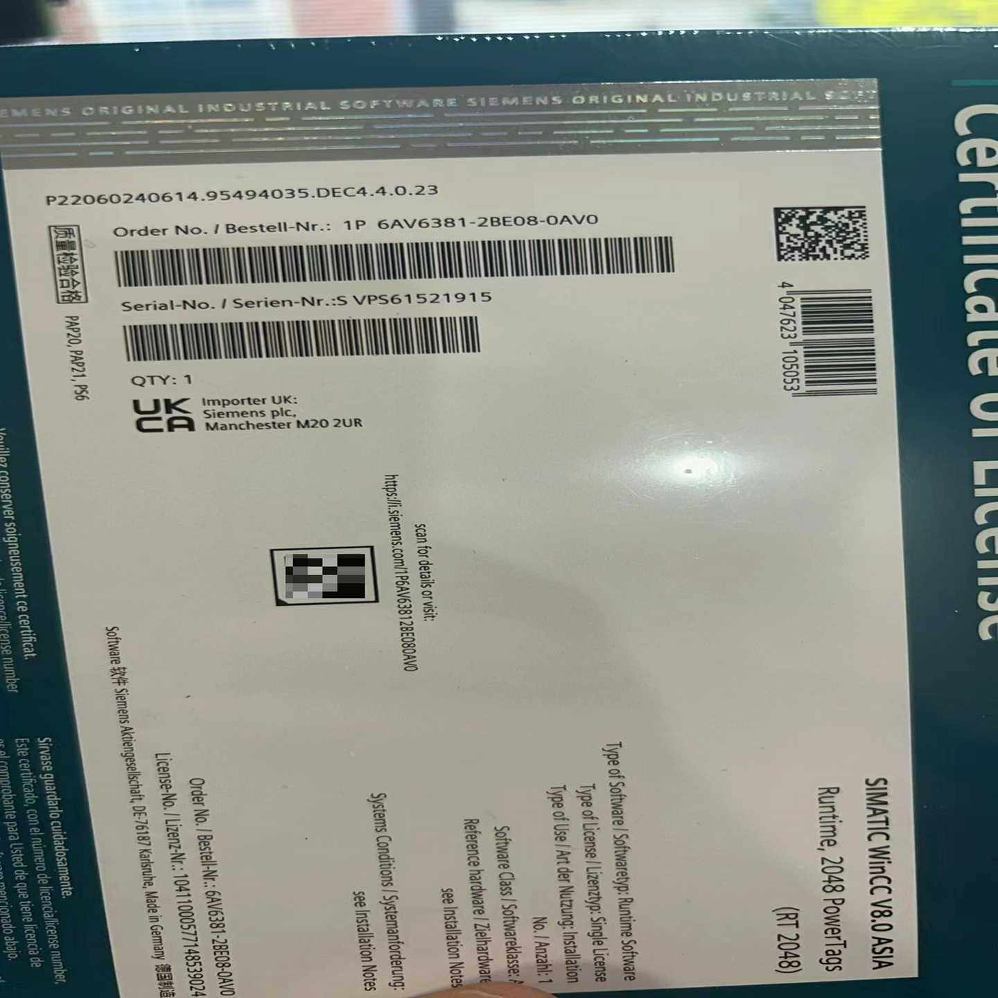 6AV6381-2BE08-0AV0未开封的【询价】