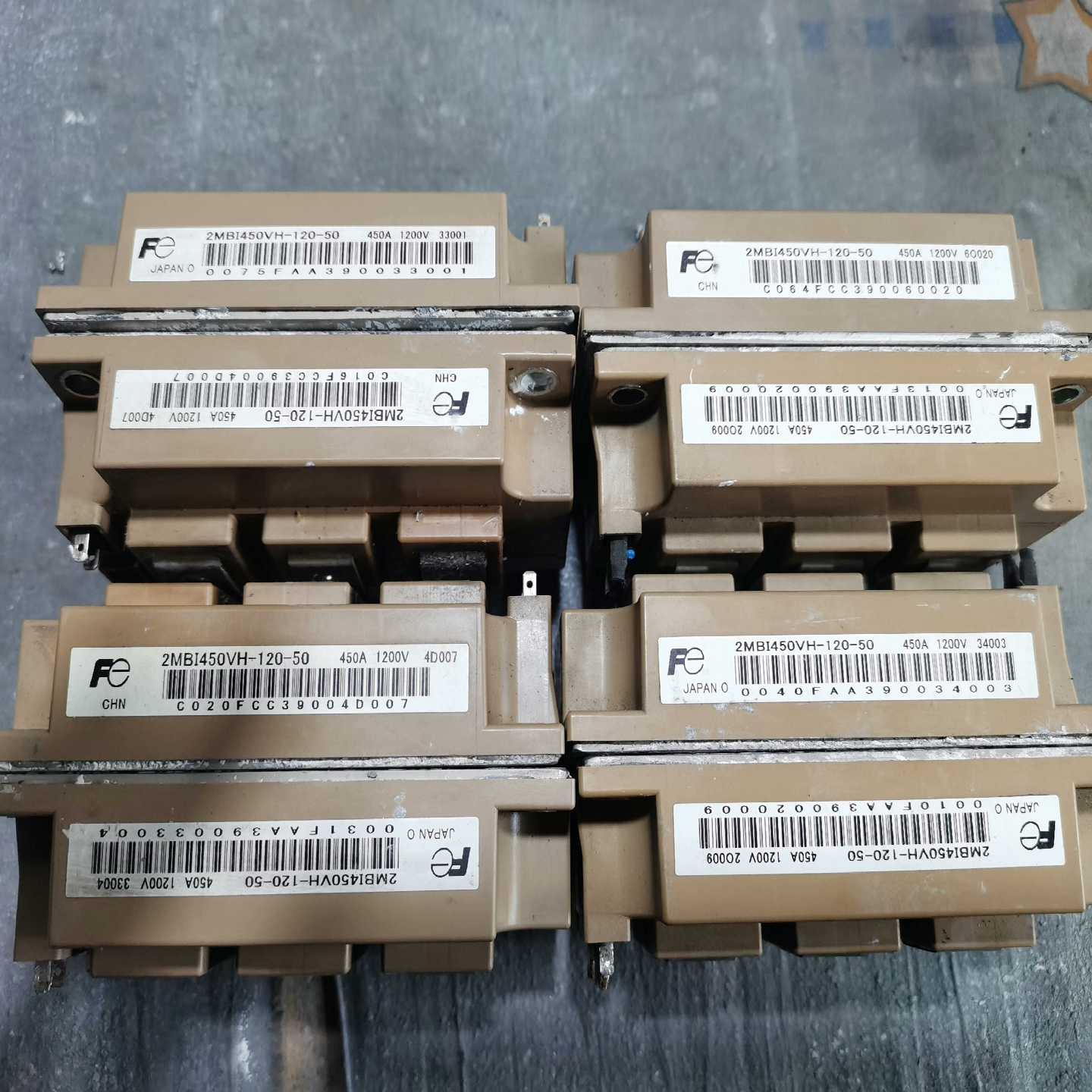 富士模块2MBI450VH-120-50一共8个~询价