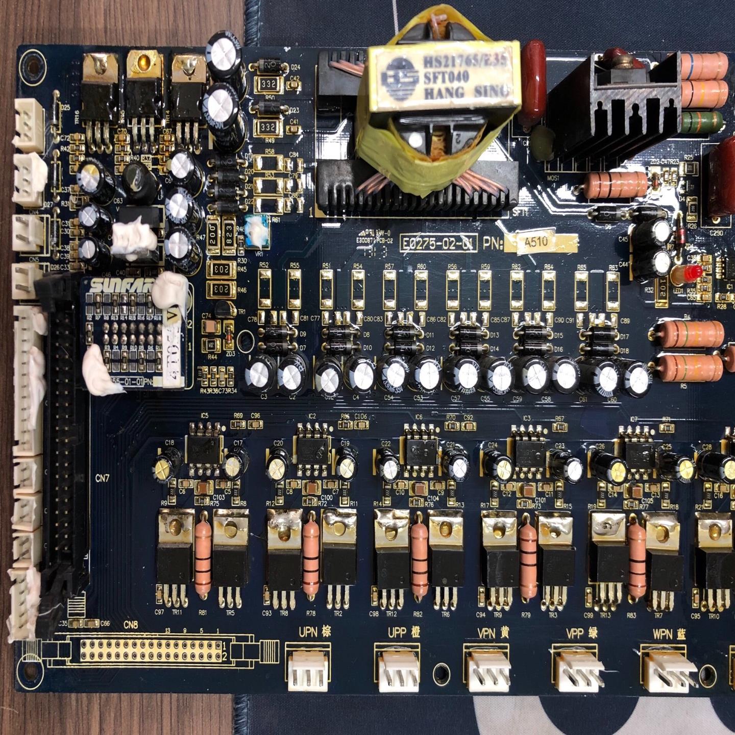 四方变频器V560-4T075G变频器驱动板实物图E02（佳毅工控）
