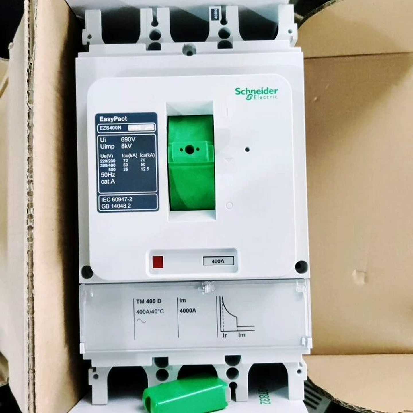 【议价】EZS400N3400施耐德塑壳断路器 功能正常附件全