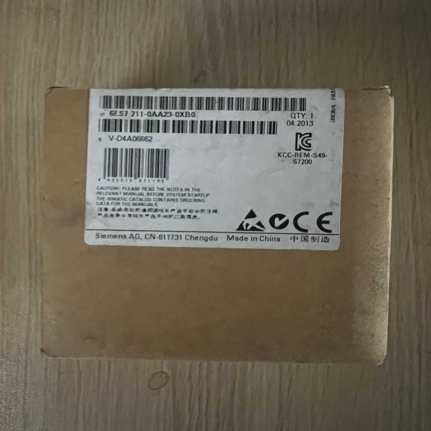 （议价）6ES7211-0AA23-0XB0未拆封实物