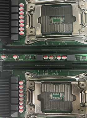 （议价）X99-6PLUS主板，支持六卡平台，双路CPU配置。适