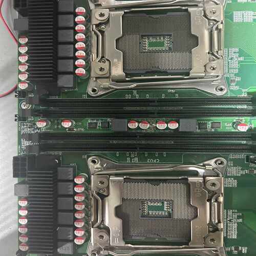 （议价）X99-6PLUS主板，支持六卡平台，双路CPU配置。适