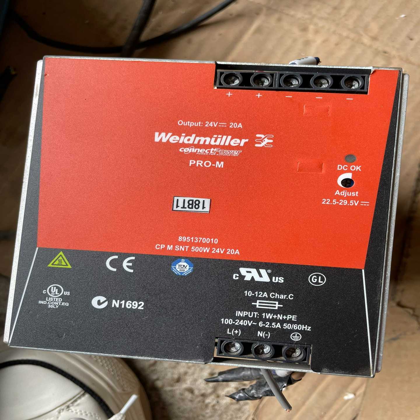 魏德米勒PRO-M500W24V20A询价