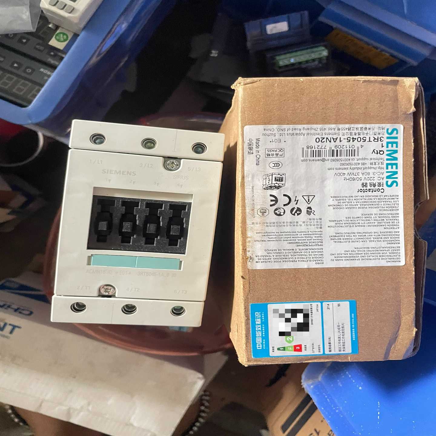 全新西门子交流接触器3RT5045-1A.0--议价商品