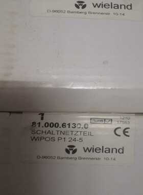 Wieland威琅电源WIPOSP124-58询价