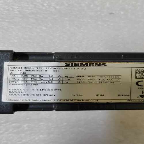 1FK7022-5AK71-1UG3-Z，伺服电机，原~询价