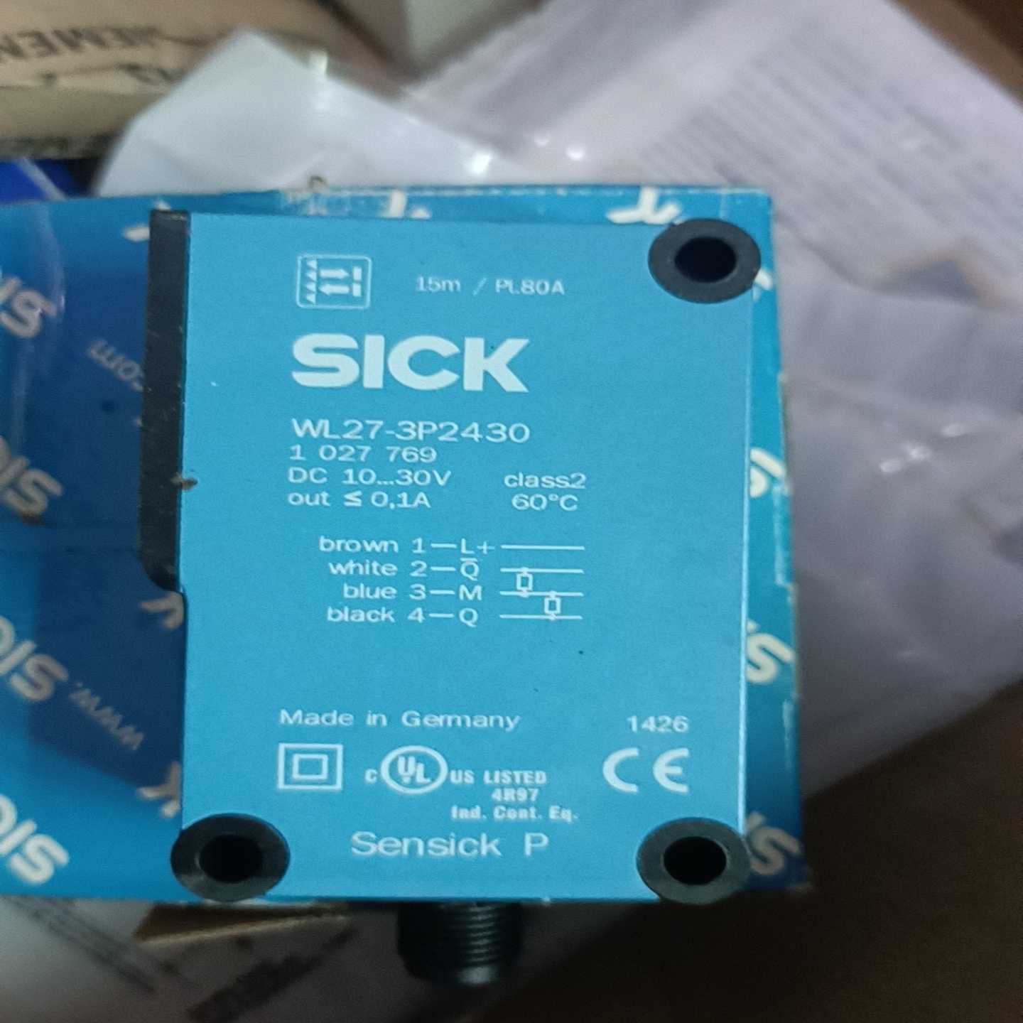 西克光电传感器WL27-3P2430~询价
